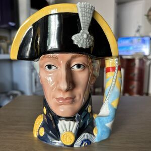 1984 Maritime Trust Large Porcelain Nautical Mug Jug Admiral Lord Nelson